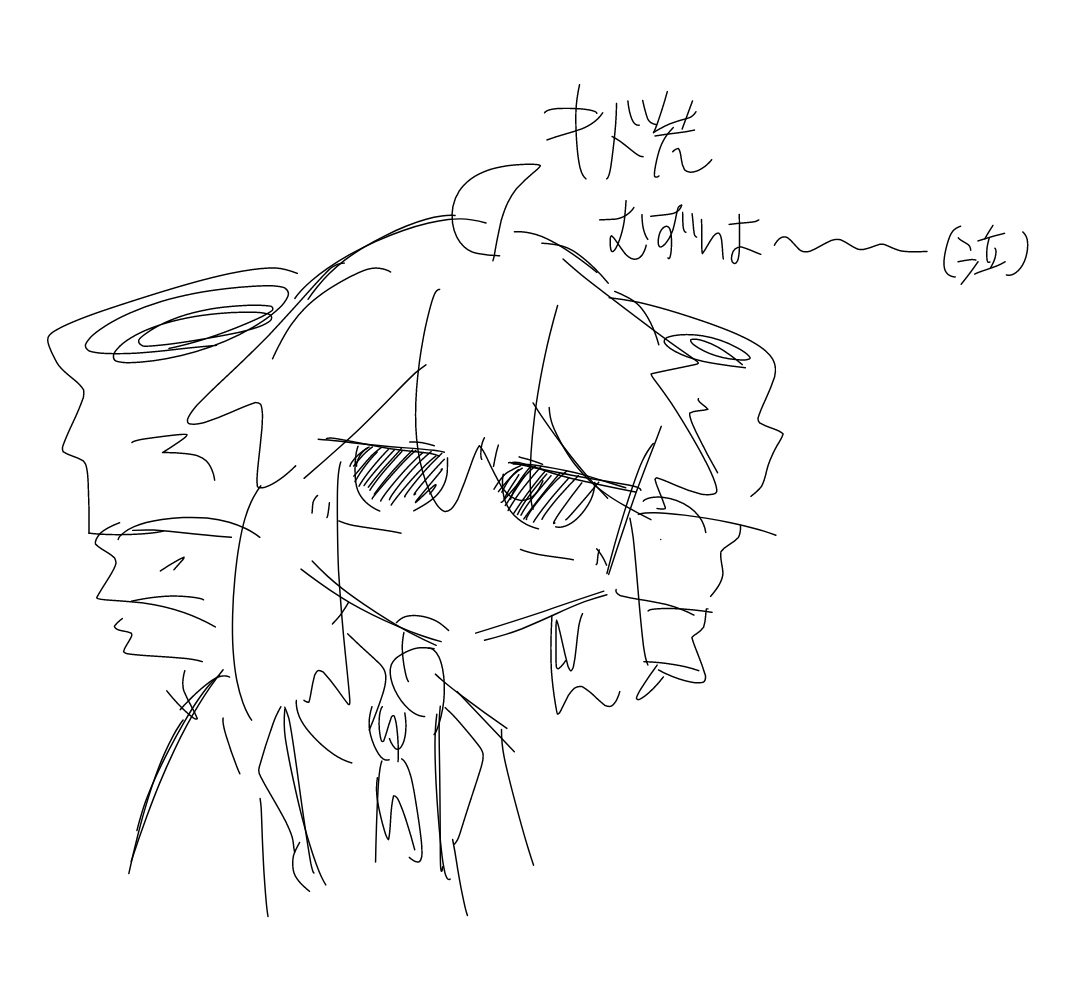 cd_np5's tweet photo. キド先がマージで描けない
スランプ気味かも
なんかこう…どうすればキド先ぽくなるんすか… https://t.co/5PnETubz5Q