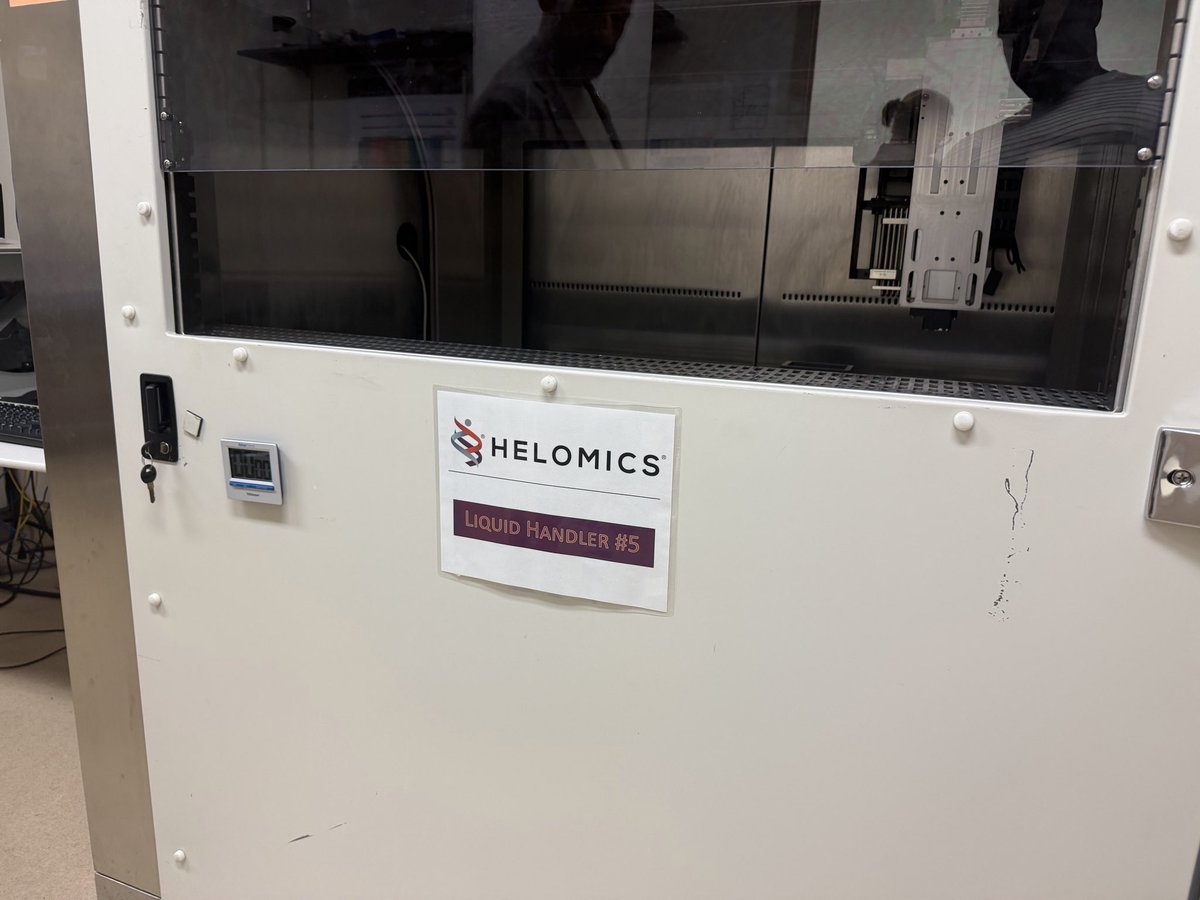 G_Commish's tweet photo. @DataMEDSAI $MEDS at the new Helomics lab today. 

Extremely well outfitted to begin to drive volume for ChemoFX cancer assay for late stage cancers where there are few options, and where we can align to dispense the drugs from our Corexa Pharmacy and provide targeted nutritional support through some Tollo oncology products we are bringing online. 

Also, we will be expanding the test many to support patients that will be onboarded into our Health Lives Here app that we are preparing to soft launch on Apple and Android in short order 

Also, biggest ovarian cancer biobank in the world 28k+ samples matched with patient records. Lots of relationships to build our relationships with pharma. 

Very exciting time!