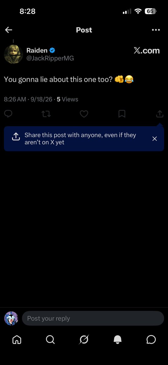 HarlowPipboy's tweet photo. @JackRipperMG you gonna keep attention seeking and crying like a bitch while still having me blocked?🥰 https://t.co/1mLQcuJg3b
