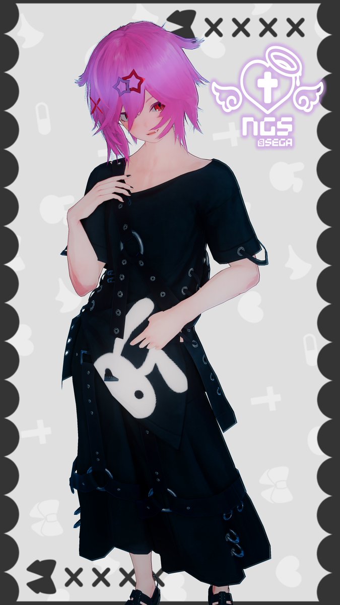 DemonBitchiko's tweet photo. ＃りずむロゴ
＃PSO2NGS_SS https://t.co/E3HOTF1Toc