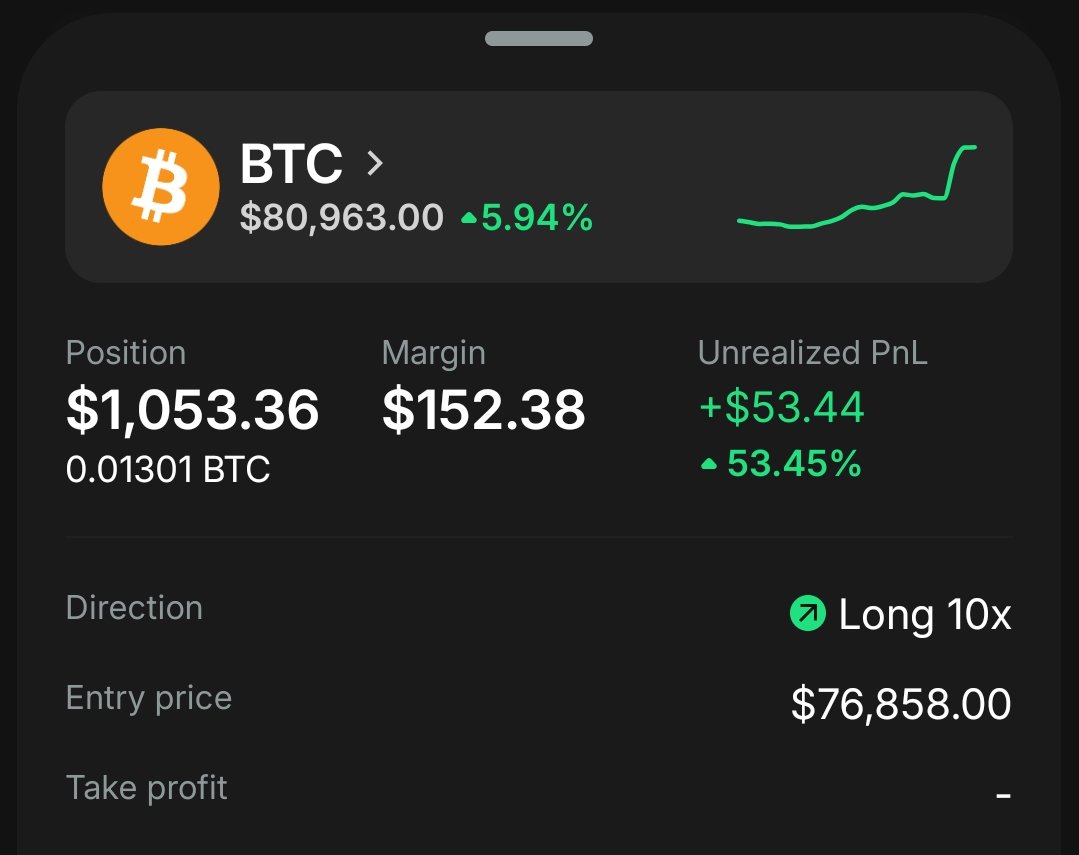CoinBaron's tweet photo. @Chihatweets @UltApp Up 53%! Thanks @UltApp 🙏 https://t.co/ZIlIn4QIdz