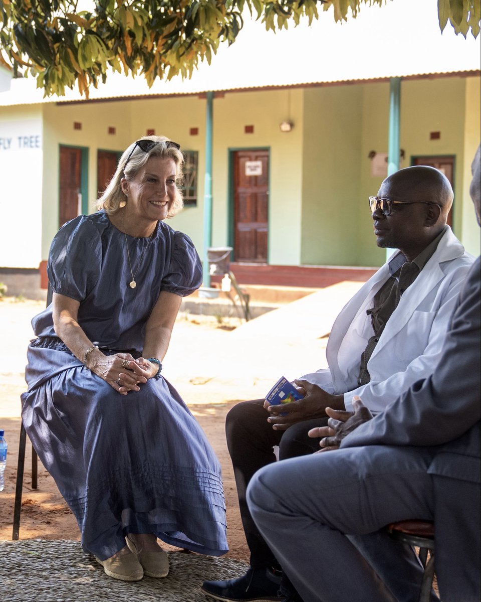 RoyalFamily's tweet photo. 🇿🇲 The Duchess of Edinburgh has visited the Republic of Zambia to celebrate the relationship between Zambia and the UK.

Her Royal Highness's programme highlighted shared interests, including gender equality, climate and nature, and education and research partnerships. https://t.co/lhdGDvvDHn
