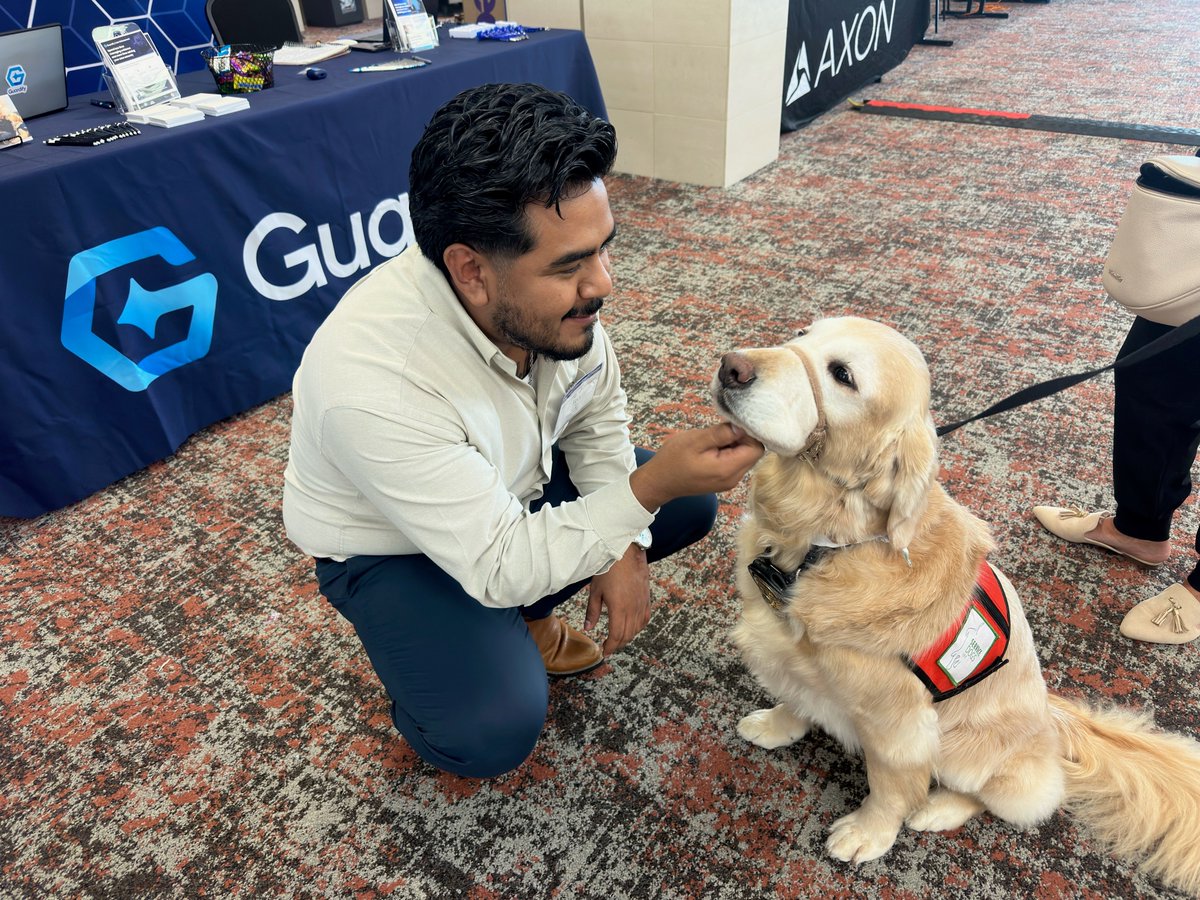 GetGuardify's tweet photo. Wrapping up three great days in Waco! 👏

Leo and Carrie have spent the week at TDCAA’s Annual Criminal &amp; Civil Law Conference meeting with prosecutors and justice professionals from across Texas. 

Thanks to everyone who stopped by our booth, and to TDCAA for a great week! https://t.co/YR9Q97fv3R