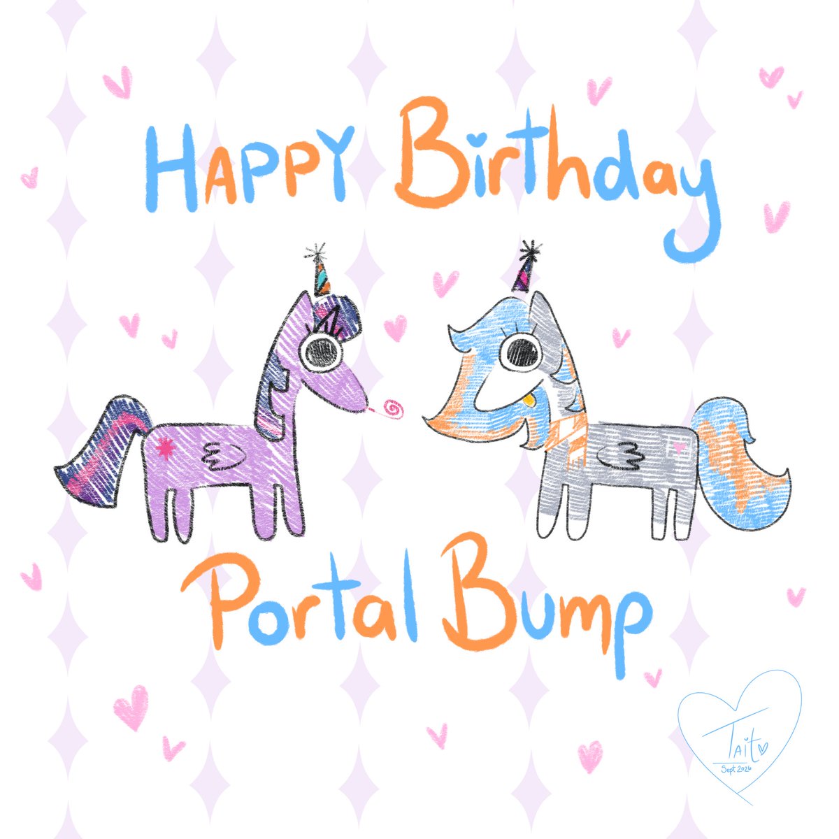 taitodraws's tweet photo. Happy Birthday to an amazing pony @OssiliaFlawol https://t.co/6aGzUM2E1a