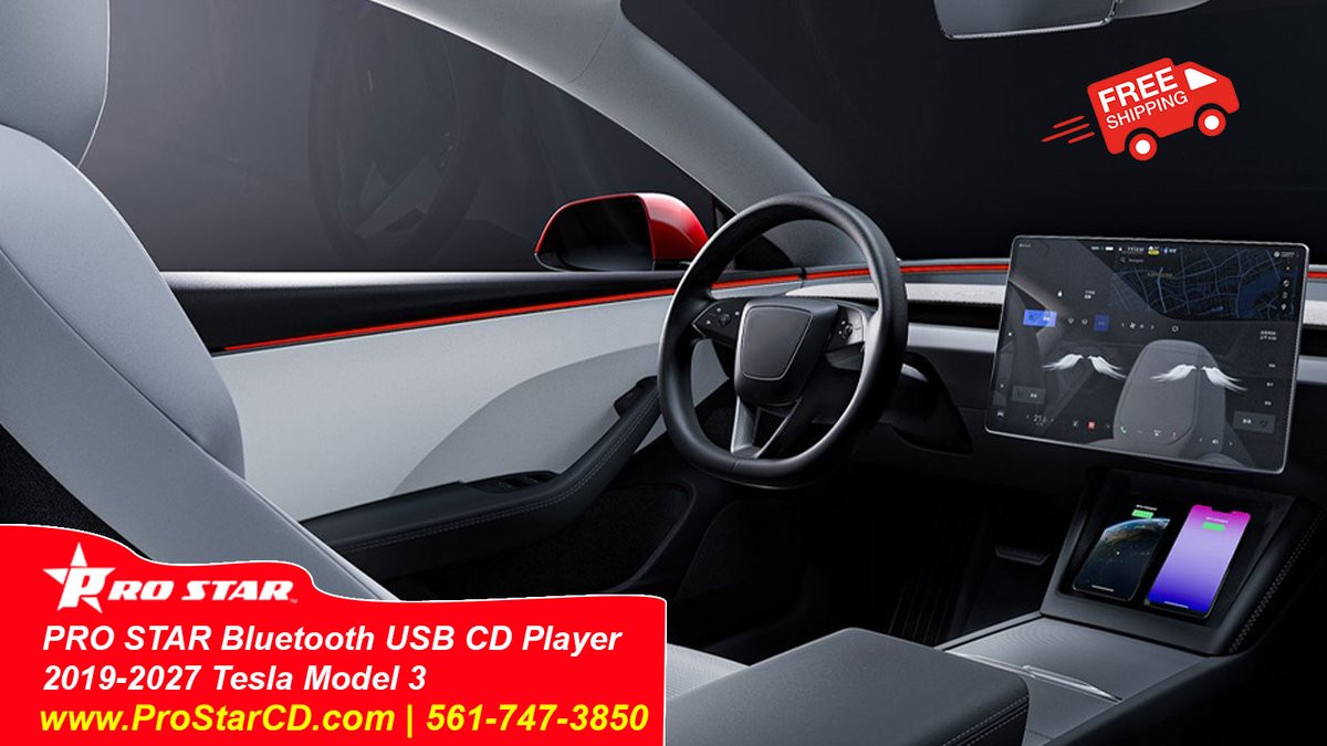 autopartstoys's tweet photo. Upgrade your 2019β2027 Tesla Model 3 with the PRO STAR Bluetooth USB CD Player. Easy plug & play setup + FREE US Shipping!
π 561-747-3850
#TeslaModel3 #CarAudio #ProStarCD #TeslaLife #CarTech #RoadTripVibes #ElectricVehicles https://t.co/JShKLTOkBi
