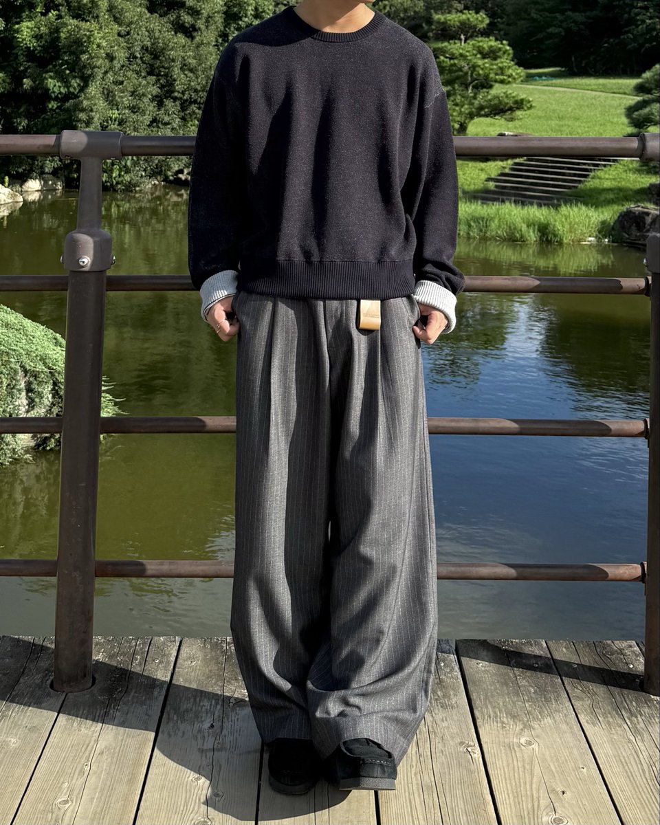 Re063_fygi's tweet photo. ビビるくらい調子良いスラックス。
何にでも合わせられて最強すぎるだろ... https://t.co/xpEA8vx2m5