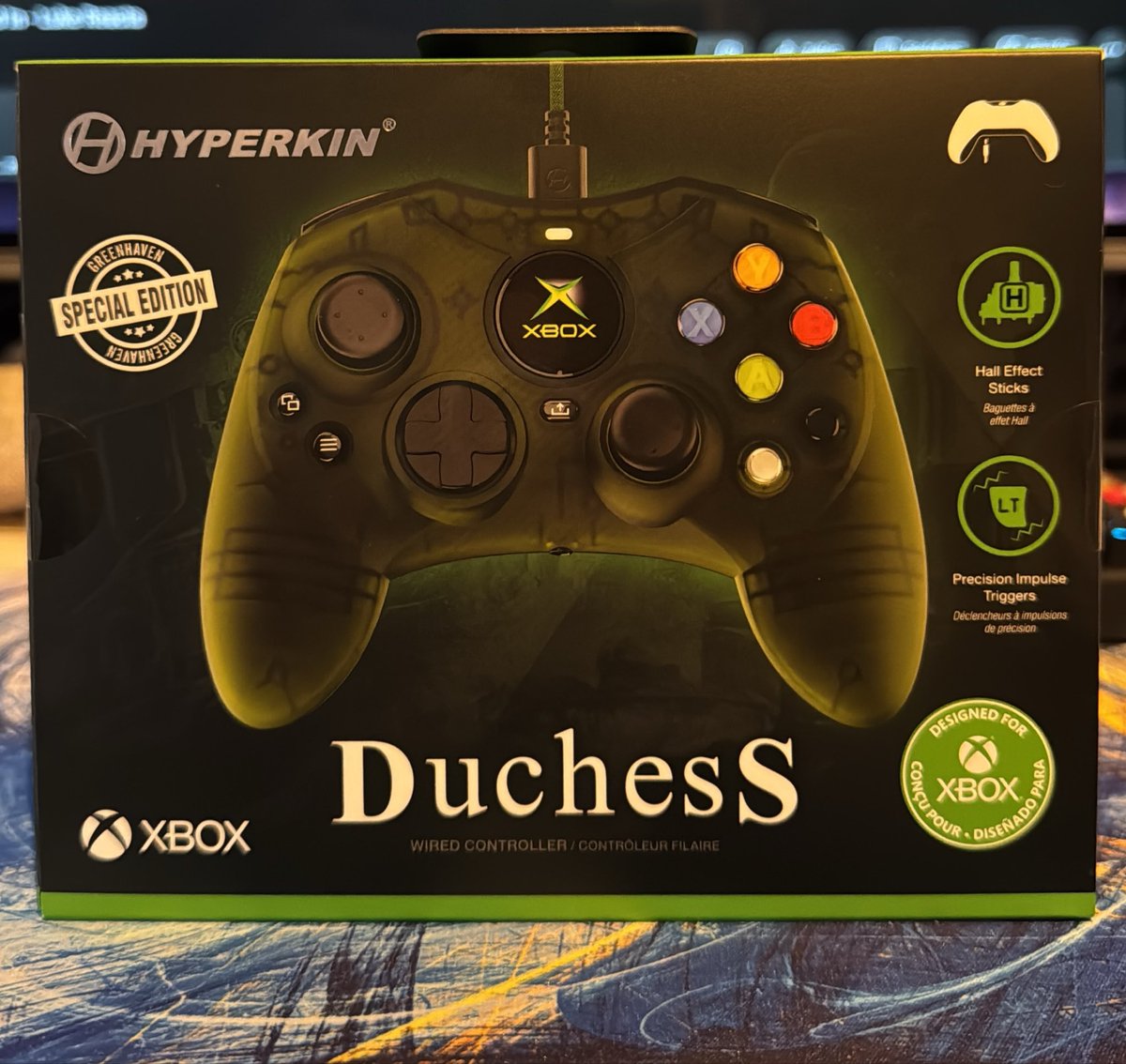 RUSHER_117's tweet photo. New piece for the collection.
Hyperkin DuchesS
Greenhaven Special Edition.
#Xbox #Controller #Hyperkin #Collection #DuchesS https://t.co/aYwnAvxUqt