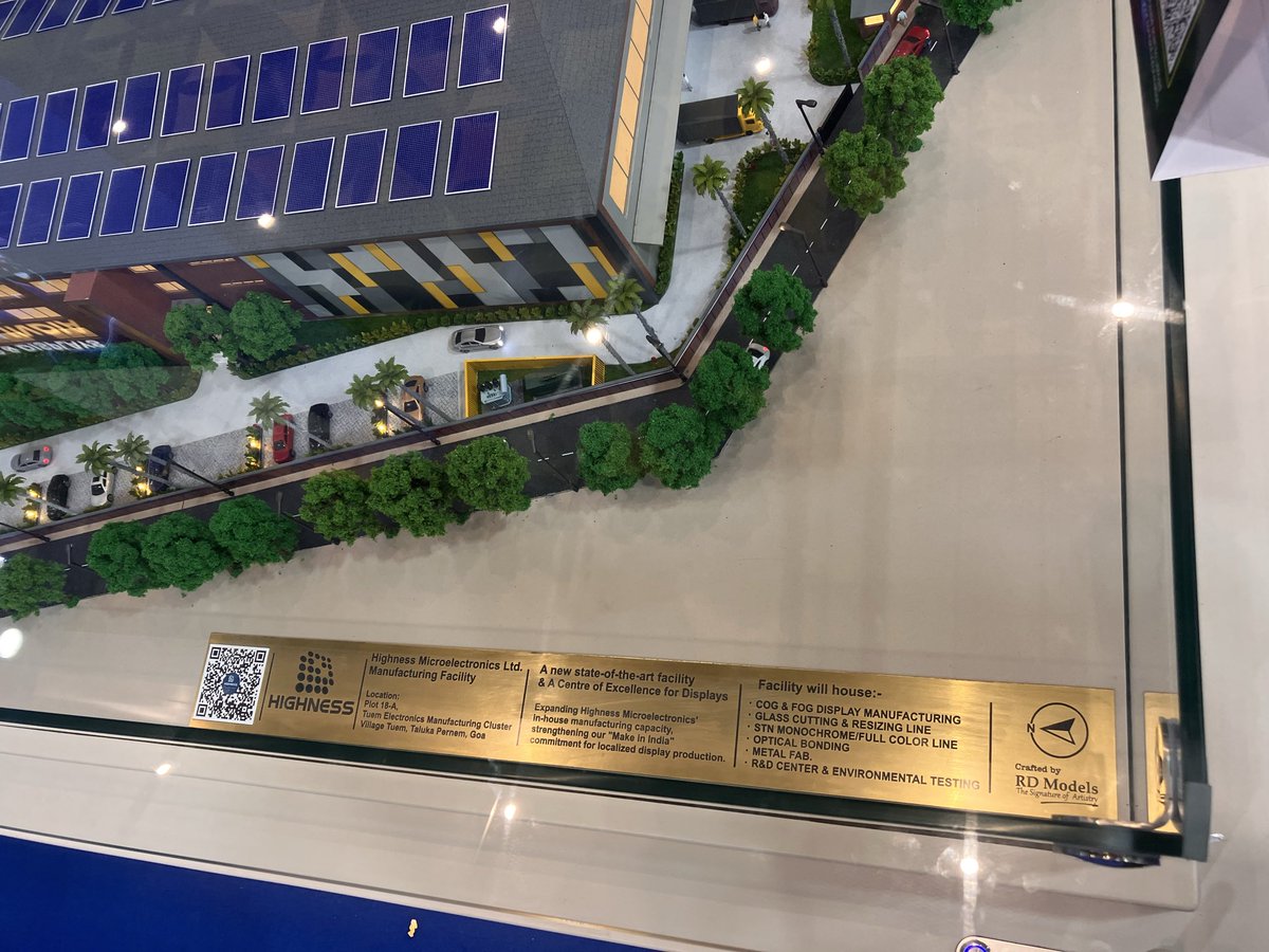 Nanologic7's tweet photo. 🇮🇳 Highness microelectronics &amp; their new Goa facility for FOG &amp; COG display assembly, glass handling, display production, testing within the new campus

ToT : 🇨🇳 based firm ( acquired sometime during Covid ) 

Future focus on mfg the raw glass panels itself like the LG,sharp,etc https://t.co/IbC5G227Zj