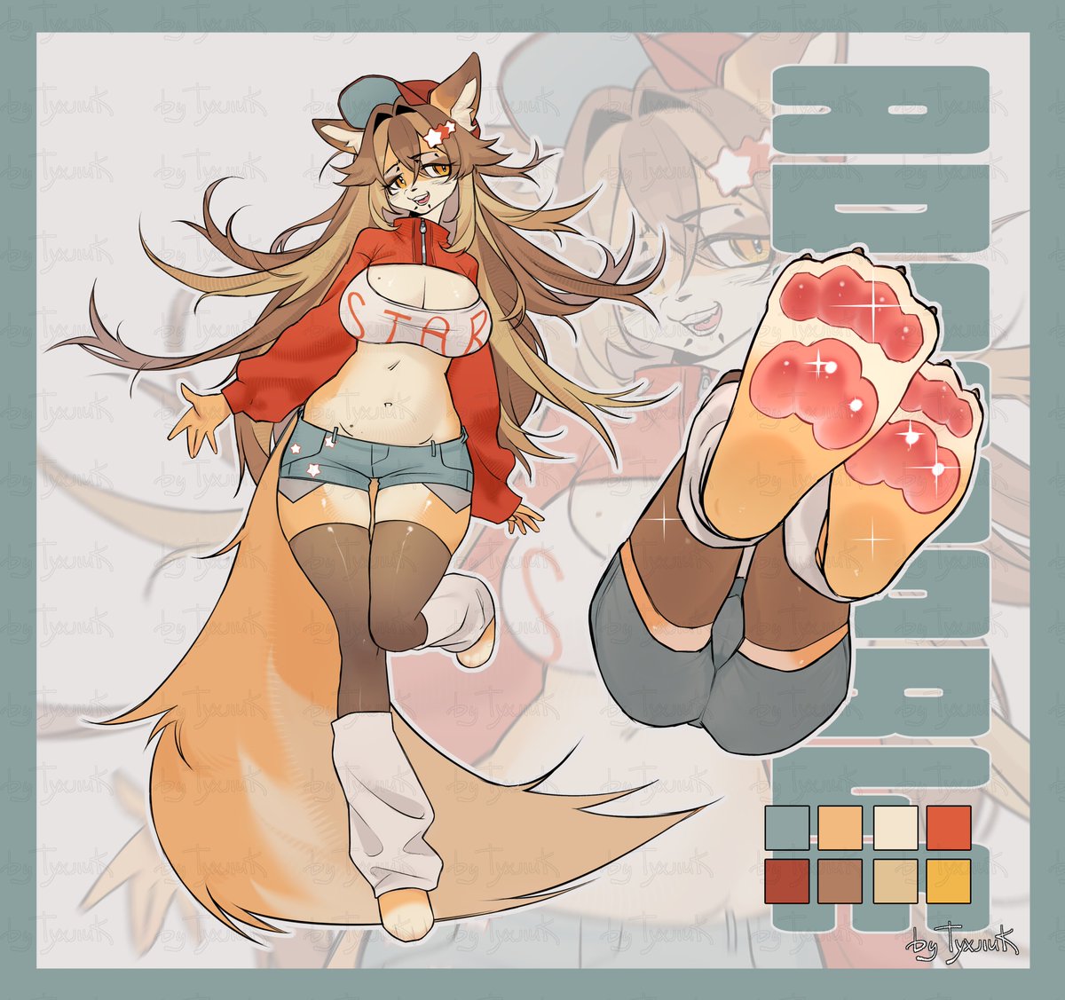 Soch0k's tweet photo. SB: 60 
Min: 2  
AB: 200

#adoptables #adoptable #adopts #oc #furry #Fox #girl #adoption #furryㅤㅤㅤ https://t.co/oraLrTdn89