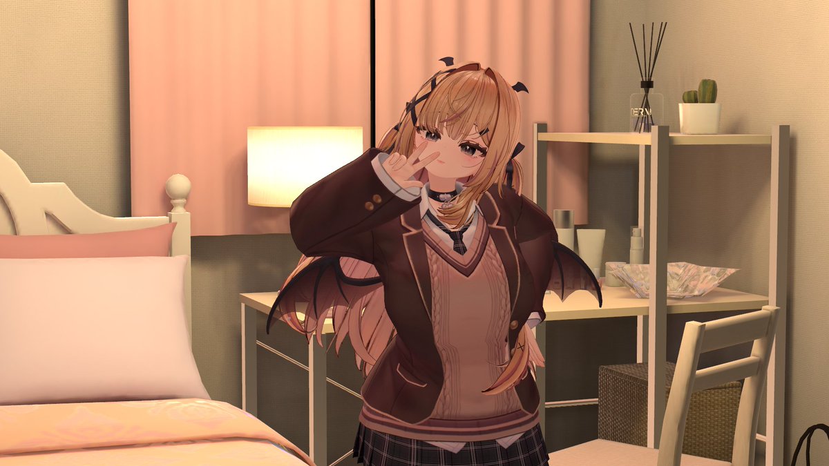 nyqko_iii's tweet photo. 初改変（顔のシェイプキーいじる）完了！！！！！
#VRC #VRChatフレンド募集 #VRChat https://t.co/Ik8hoKwEZk