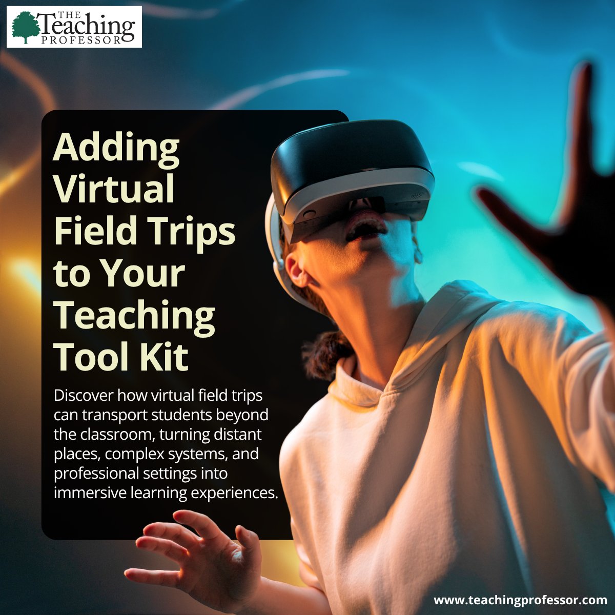 teachprof's tweet photo. What if your students could explore Jerusalem, walk through Pompeii, visit a NASA facility, or experience a coral reef without leaving the classroom? 🌎

Read the full blog for practical ideas on adding virtual field trips to your teaching toolkit.
https://t.co/pXawpDtjQ3 https://t.co/GUn8Vqjhpm