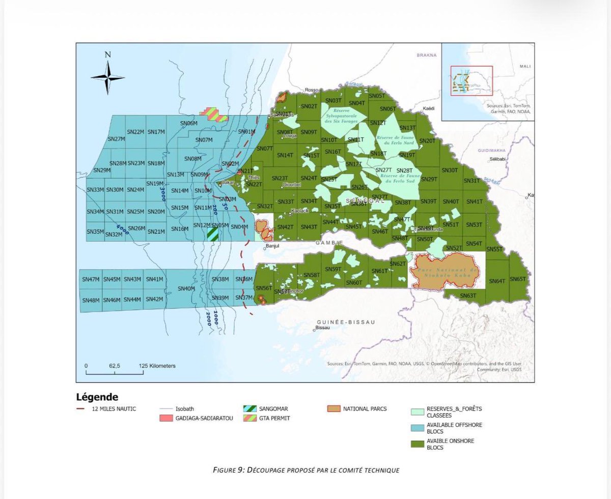 Mepsenegal's tweet photo. 📍Pour que nul n’en ignore, la carte illustrée avec le nom des blocs de Cayar Offshore Profond. 
Les découvertes de Yakaar-Teranga concernent le bloc SN08M. https://t.co/03nKYOfqRJ