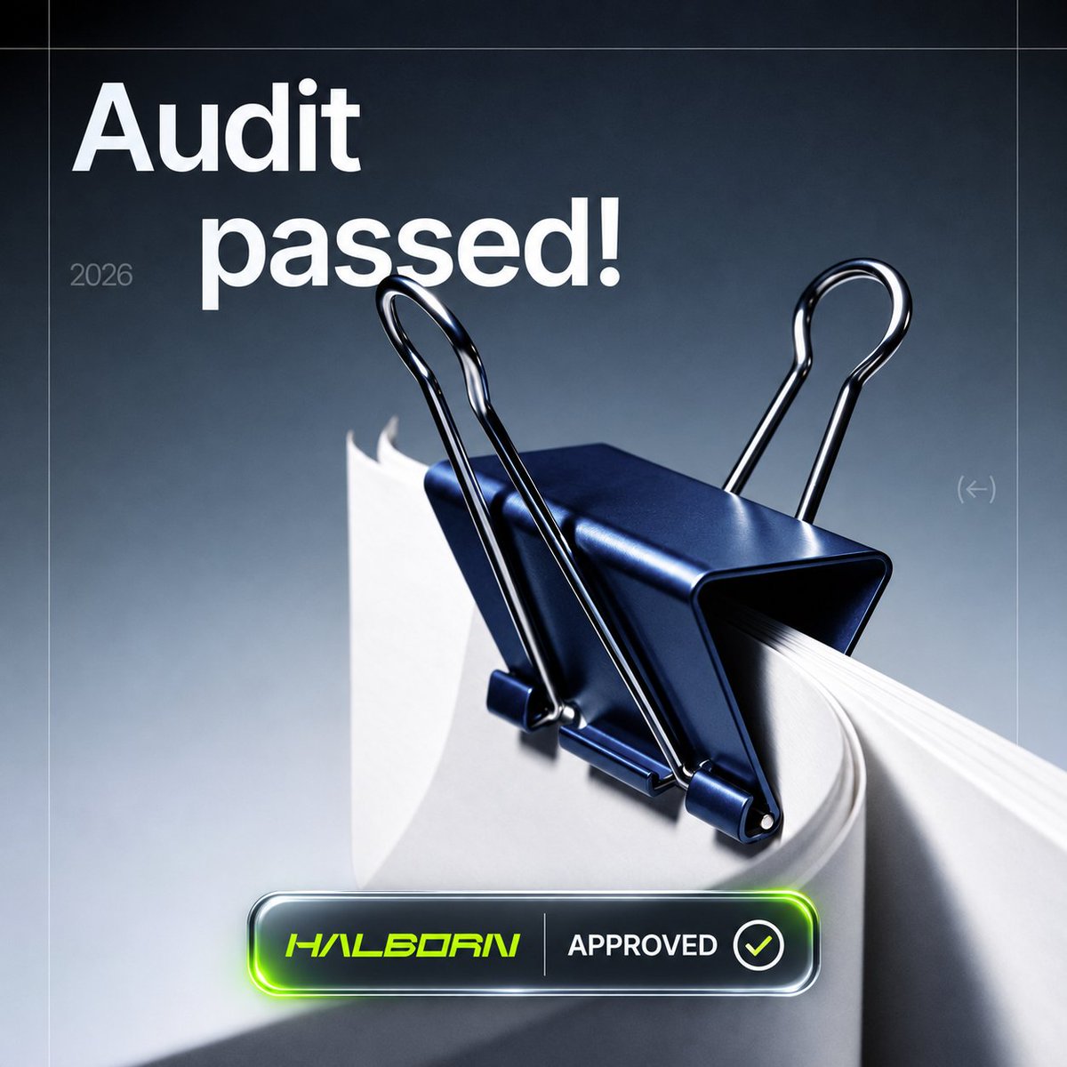 1winToken's tweet photo. First audit just PASSED

We have successfully passed its security audit by @HalbornSecurity 

Summary:
100% of all REPORTED Findings have been addressed

Details → https://t.co/vauPGWYVf4 https://t.co/0QQwCIwnMh
