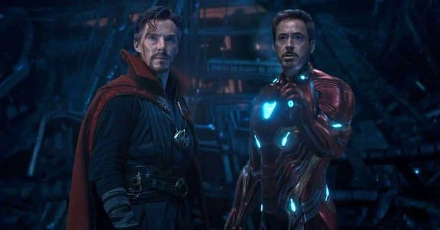 Teslimatttt's tweet photo. Nobody talks about how differently Infinity War could've gone if Tony hadn't come up with the dumbass plan to confront Thanos head-on with just Spider-Man and Doctor Strange. https://t.co/EBGiVc7byc