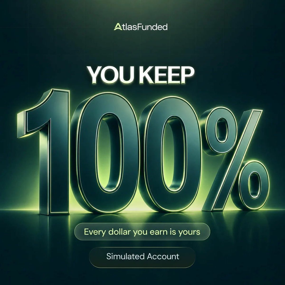 SirFamousFx's tweet photo. Most prop firms take a cut of your profits.

Atlas Funded lets you keep it all.

Earn up to 100% of your split — it’s yours.

Get started today at 50% off. 🚀

Use code: BIGJOE https://t.co/o64v8Mydz8