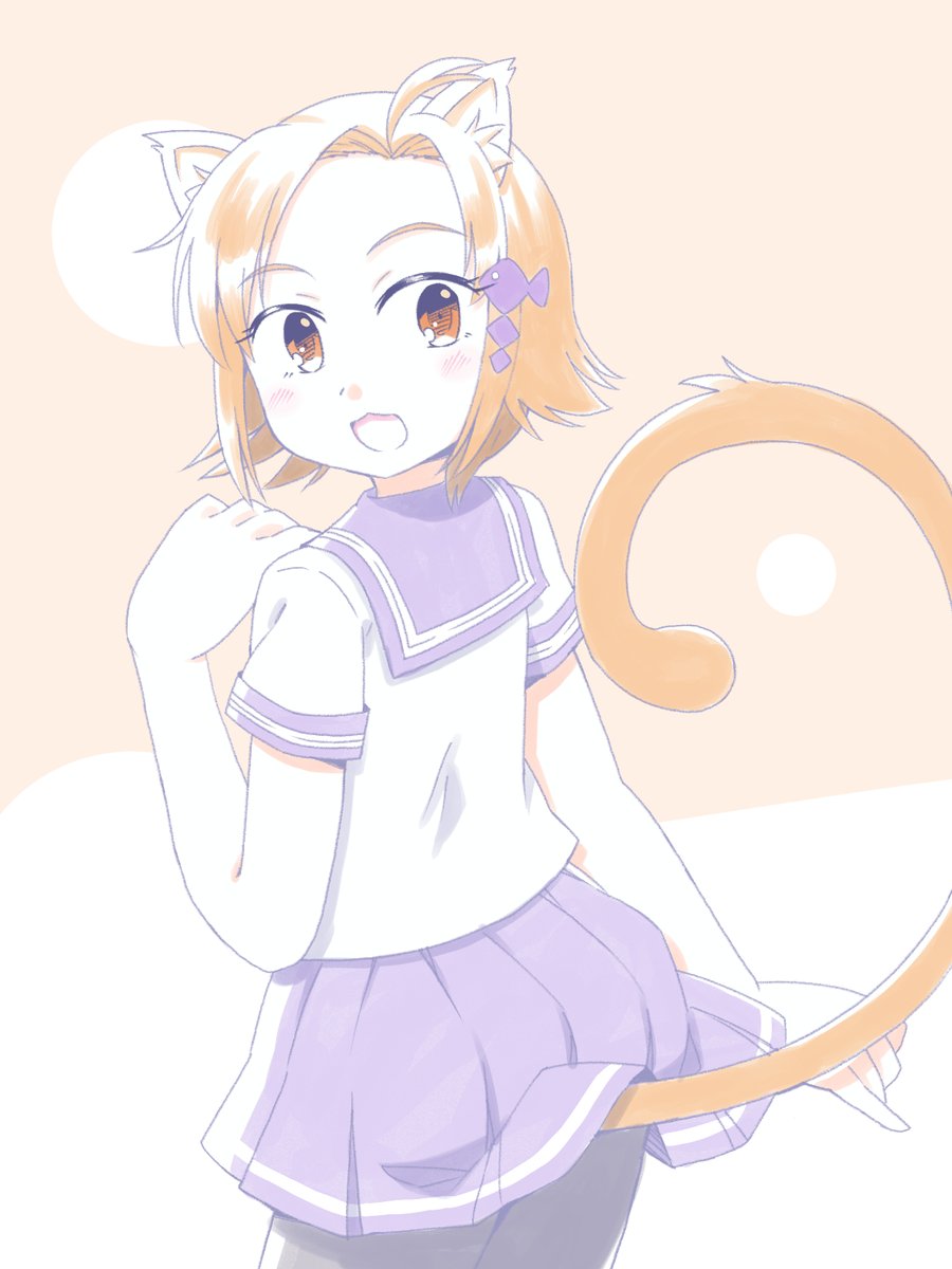 morulink's tweet photo. 振り向きにゃんこ🐈
#落書き #一次創作 #OC #女の子 #オリジナル  #イラスト #illustration https://t.co/lRaWHoqJgq