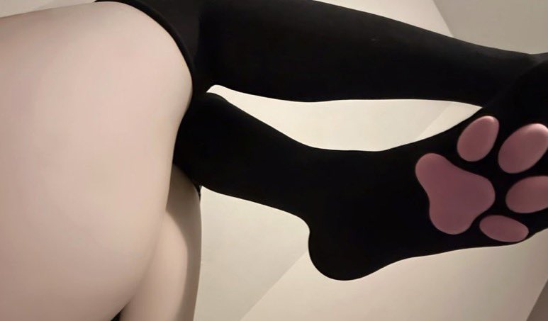 bnnysii's tweet photo. toe beans !! #pawsocks #egirl #catgirl https://t.co/K91SquJ3Or