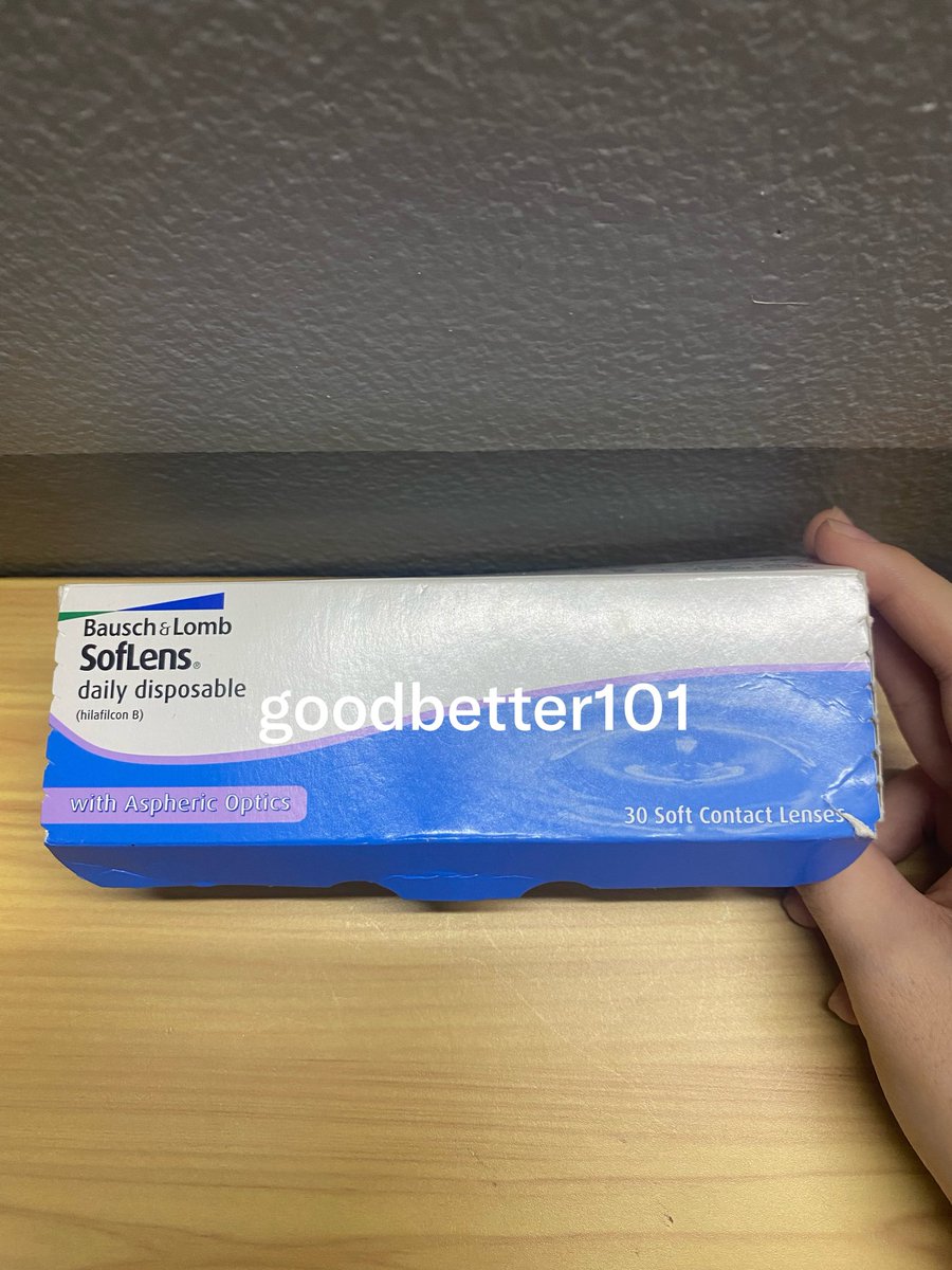 Goodbetter101's tweet photo. คอนแทคเลนส์รายวัน
Bausch &amp;lomb10คู่ 20ชิ้น
ค่าสายตาสั้น1.25 Exp:10/2030 https://t.co/5GY0EmRKDU