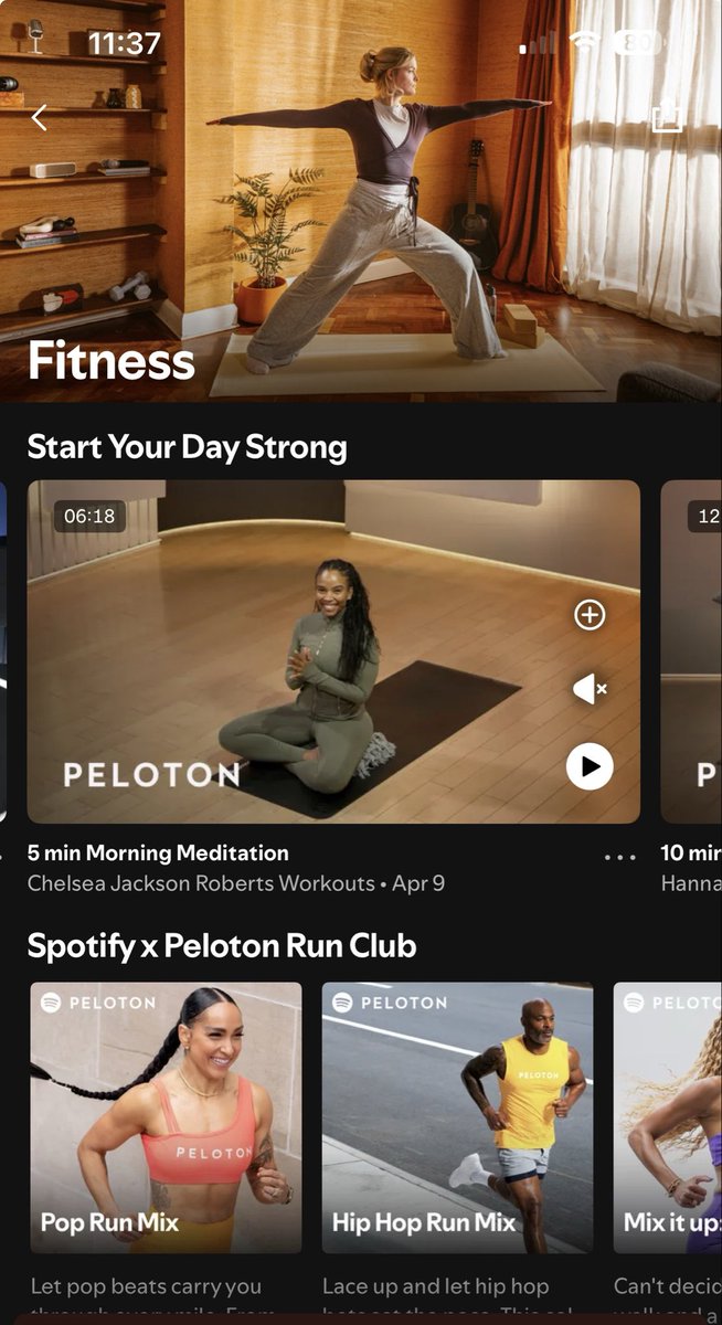 xx_shiv's tweet photo. #Spotify hack for when you are sick of paying for fitness apps/training plans:

Go to the search bar type in fitness: https://t.co/G6JLU6KEkp