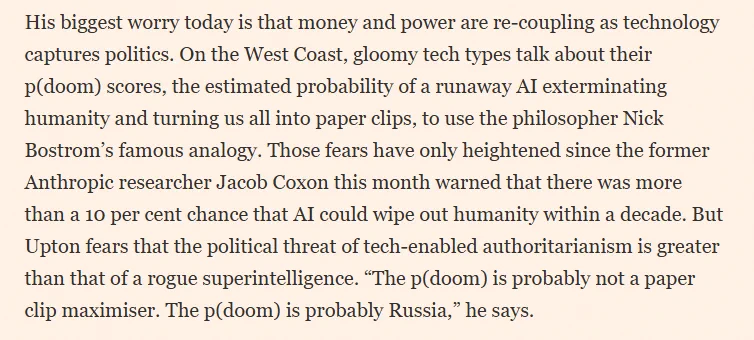 Eben Upton's FT interview needles Silicon Valley's AI evangelists