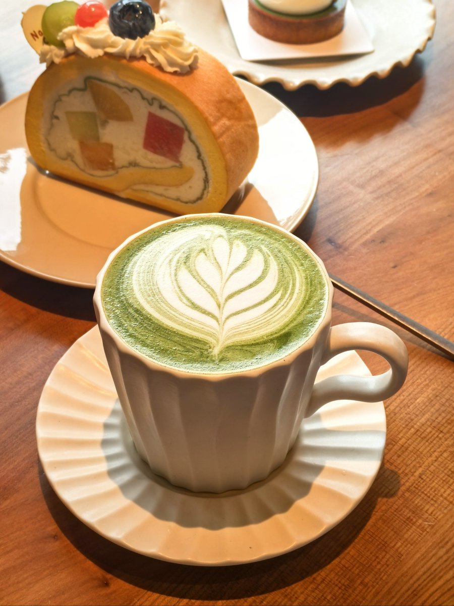 tilli690837's tweet photo. Just discovered the best midday pick-me-up: cold matcha latte with a side of golden honey cake—sunlight hitting the mug Chef’s kiss! https://t.co/03MiVtEdmp