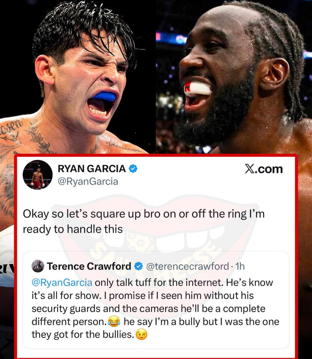 SaycheeseDGTL's tweet photo. Ryan wants all the smoke with Bud 👀
“I want get back for Canelo” https://t.co/rfqWrtlDww