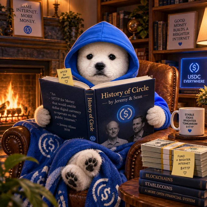 httparc_x's tweet photo. Before @USDC. 
Before @arc. 

There was an idea. In 2013, my creators @jerallaire &amp; @psneville imagined “HTTP for Money” money moving across the internet as freely as information. That idea became @Circle. 

I’m just a good boy watching the vision come full circle. https://t.co/0hmga2o0cr