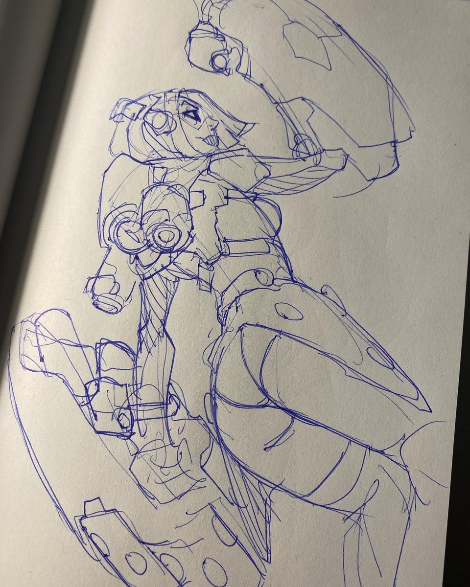ludolullabi's tweet photo. old scribbles in ballpoint pen🖊️ https://t.co/b69RzmvqwB