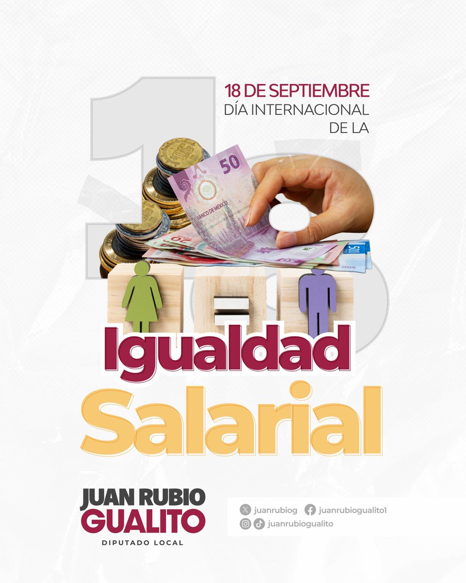 juanrubiog's tweet photo. La igualdad salarial es un derecho y una condición indispensable para construir un mundo laboral más justo. En la Cuarta Transformación seguimos avanzando para cerrar las brechas que durante décadas han limitado las oportunidades de las mujeres y reconocer el valor de su trabajo.

#SigamosHaciendoHistoria
@GPMorenaCdMex
@MorenaCiudadMex