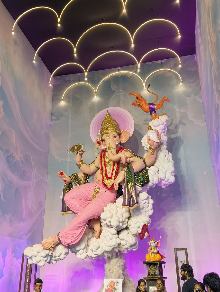 SukaBhel's tweet photo. One of the Finest Ganpati Bappa 2026♥️
#Omtandav #Khetwadi https://t.co/R5boRWoDeW