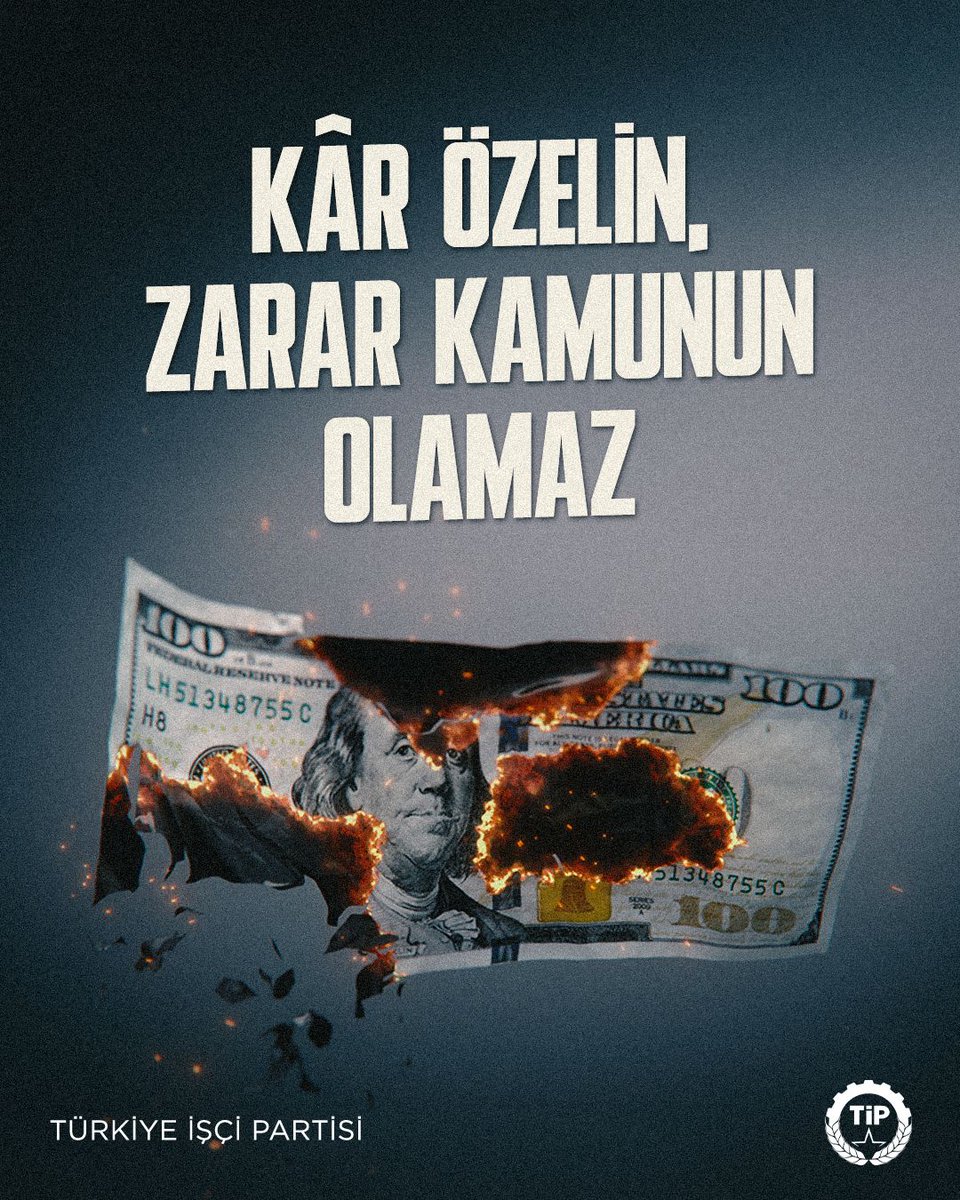 tipgenelmerkez's tweet photo. Şirketleri değil halkın birikimini koruyun. Konut rant için değil, yaşamak içindir.

Kâr özelin, zarar kamunun olamaz! https://t.co/fudvJDvf2h