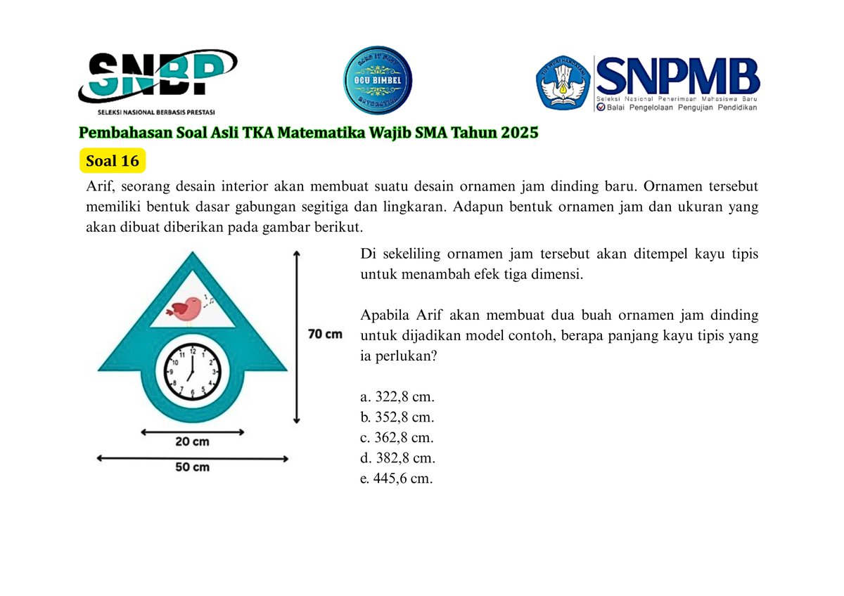 BimbelIcsiak's tweet photo. Soal 16 TKA Matematika Wajib SMA 2025 (Bangun Datar)

https://t.co/XiH8nXJ2tv

#tka #matematika #sma #tka_2025 #matematika_wajib #tka2026 #soal_asli https://t.co/E3Sj9uFrxJ