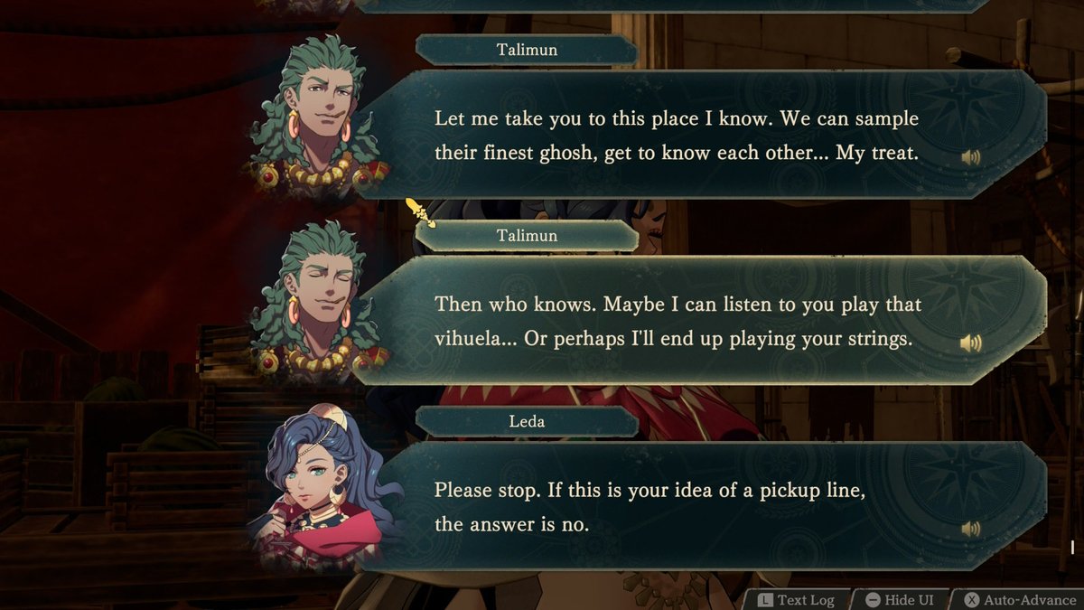 LeahparFE's tweet photo. this is probably the horniest fire emblem game we’ve gotten https://t.co/K7p7lrsukX