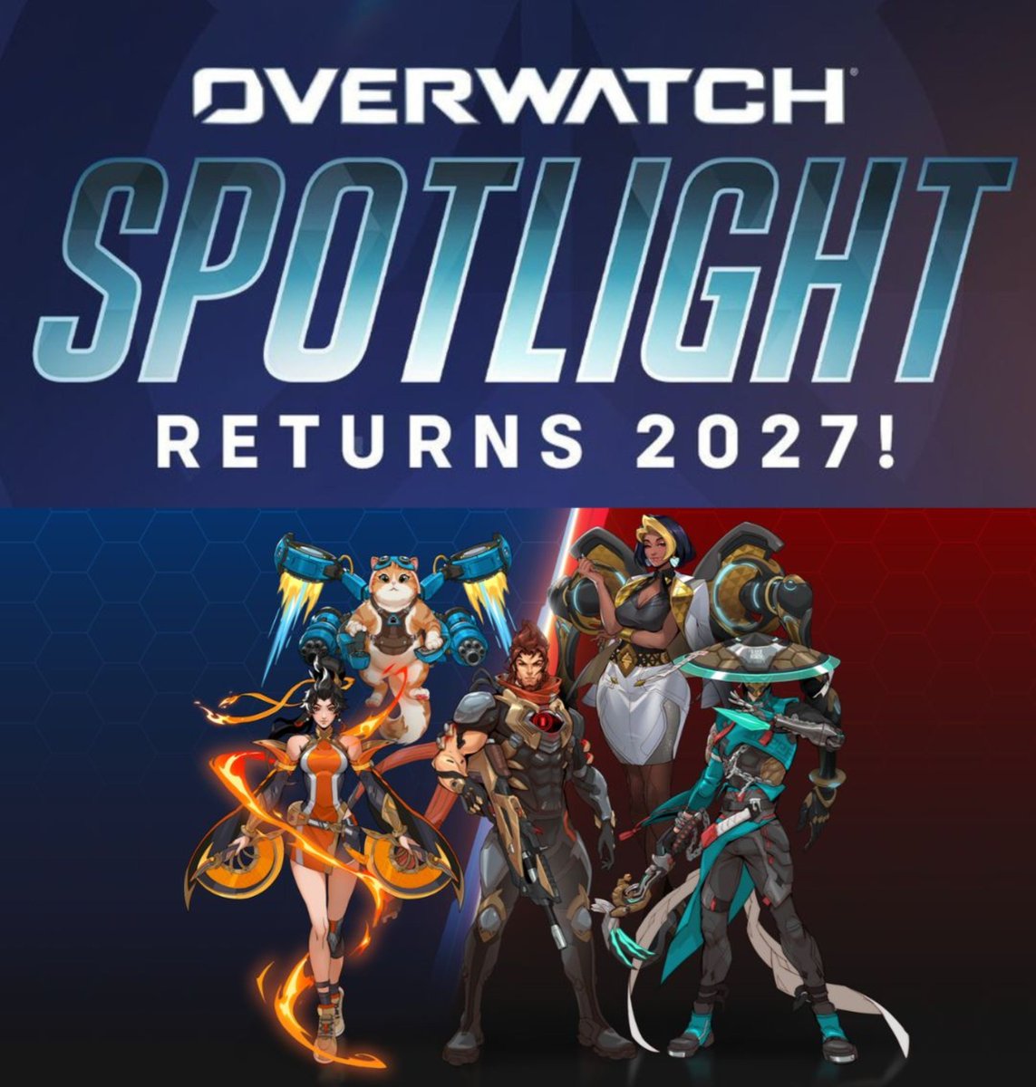 portaloverwatch's tweet photo. Em entrevista a Xbox, Ben Bell, falou sobre o #Overwatch Spotlight 2027.

"Não será exatamente a mesma fórmula deste ano mas traremos novas mecânicas de jogo, novos heróis, coisas que as pessoas querem e pediram e algumas coisas que realmente eu acho, vão surpreender as pessoas". https://t.co/YZh6bPV6wD