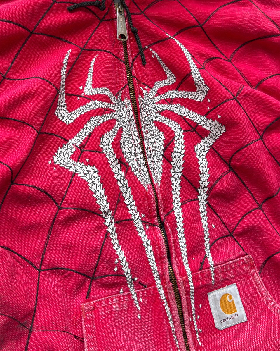 ComplexStyle's tweet photo. Spider-Man jacket by artificialfever https://t.co/U3NMiZr3G6