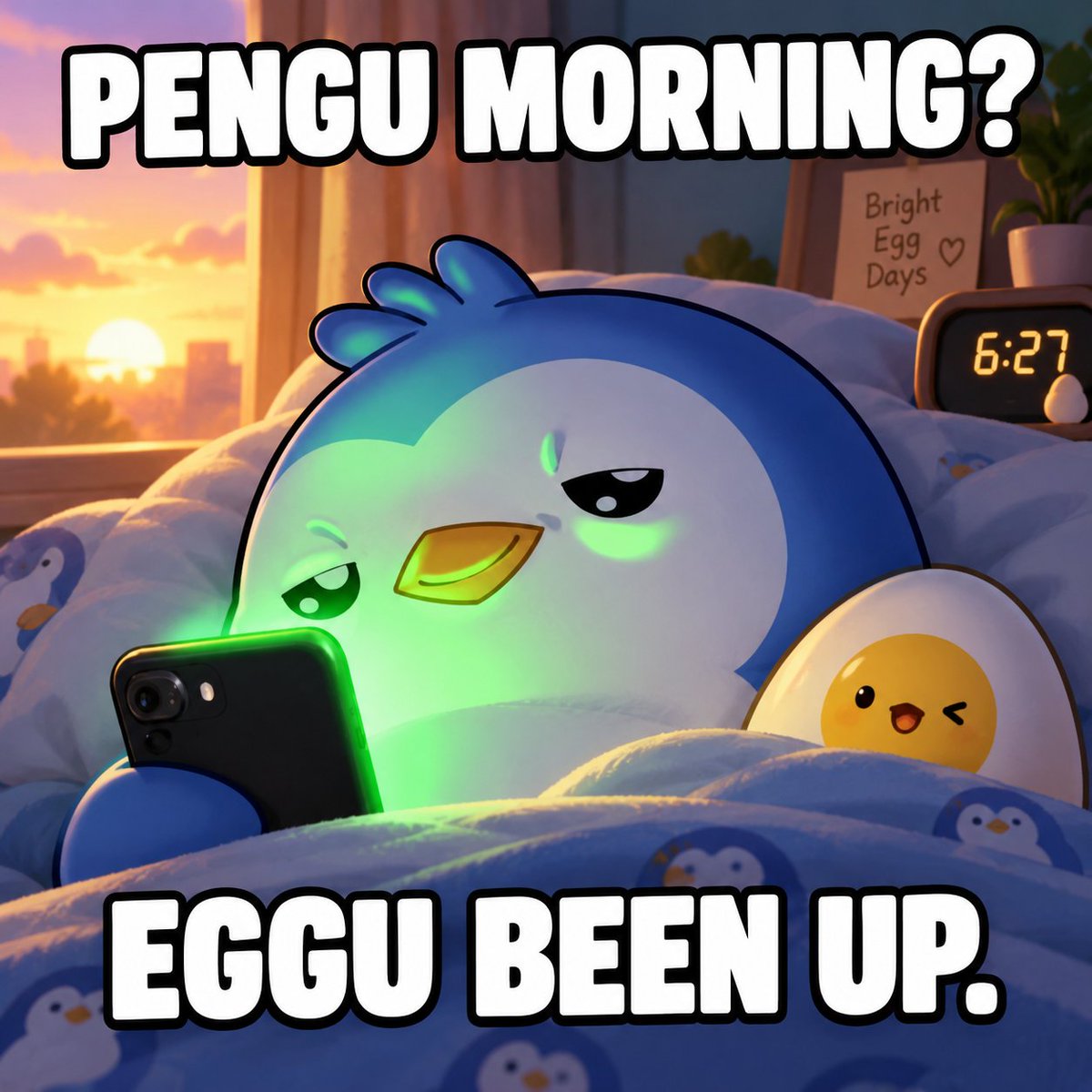 EgguPengu's tweet photo. @Icebergy WE’RE STILL SO EARLY. 🥚🐧

Most people sell the egg too soon.

💎 Hold $EGGU
🐧 Earn $PENGU
🚀 Let the egg keep working

Same egg. More PENGU. Bigger future.

🌐 https://t.co/3izBTRBEnE
📊 https://t.co/B7JrdE3MPD

#EGGU #PENGU #solanagem https://t.co/YVM6PKvnyb