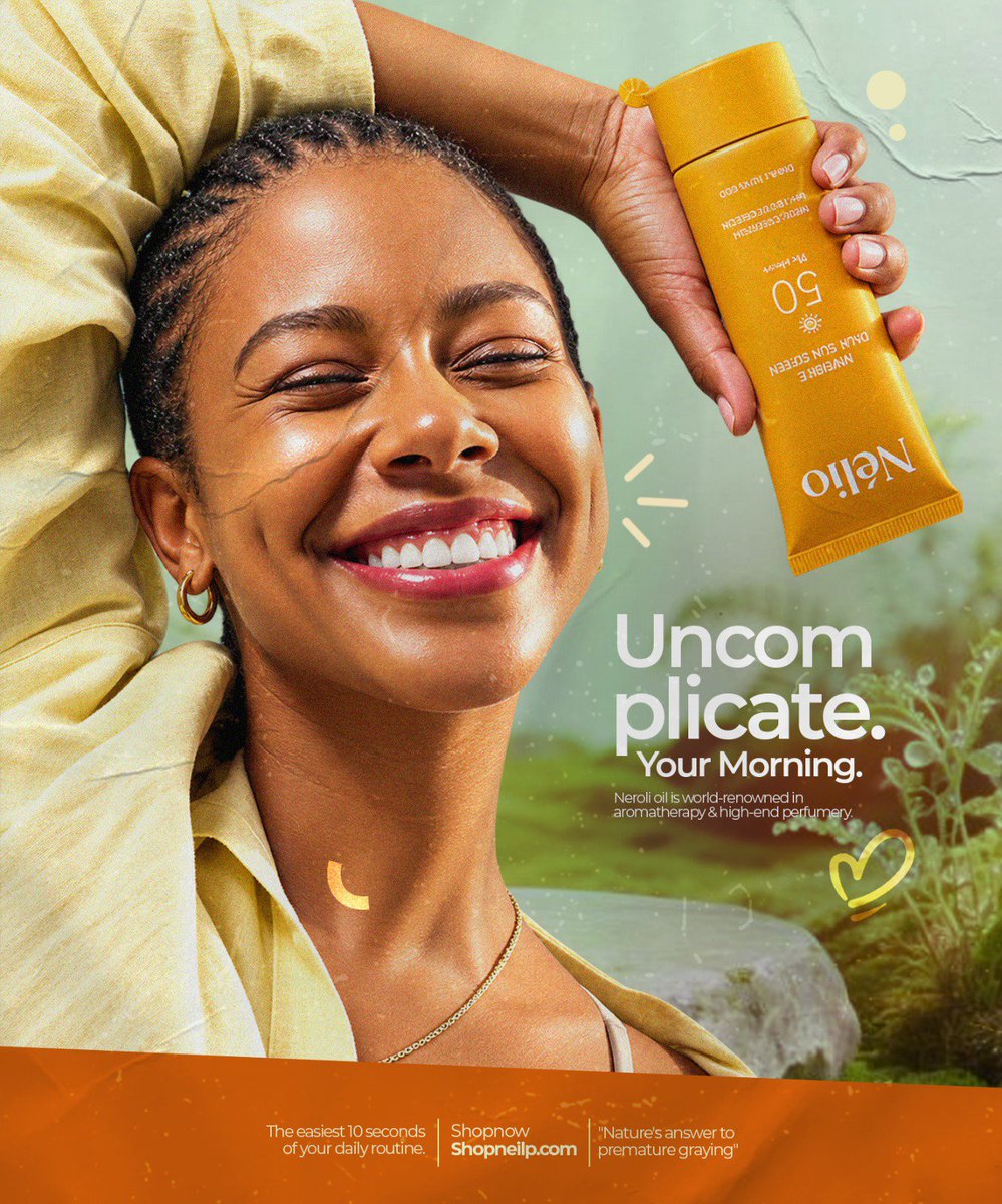 graphics49425's tweet photo. "Rate my visual design from 1-10"🔥

Nelio oils flyer
I deliver design solutions that speak Brands that sell ✍️✅ 

#chatmeup
#visualdesigner
#letscreate📈✅ https://t.co/9dMHZsM5BU