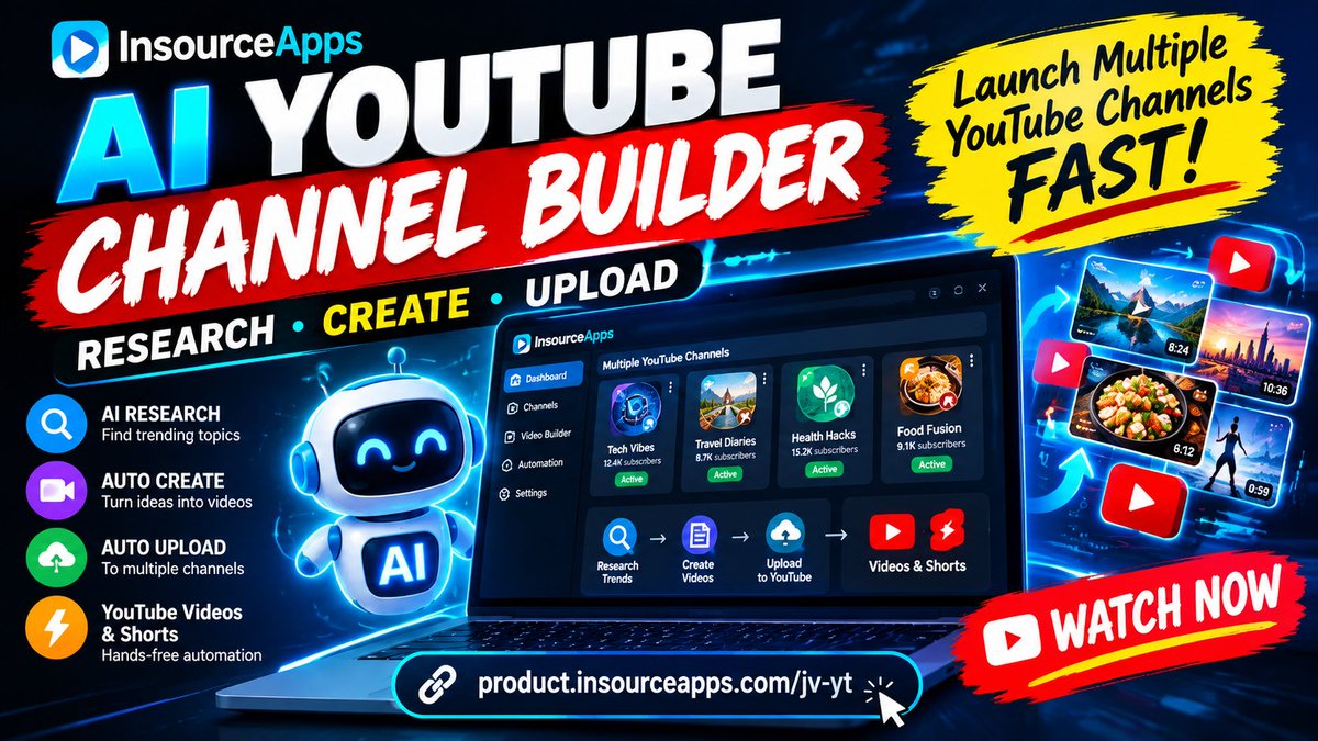 thompson15236's tweet photo. AI YouTube Multi-Channel Builder Review – Build Multiple YouTube Channels With AI
Read Details Here : https://t.co/ezXBOylxXe
#AIYouTube #YouTubeAutomation #YouTubeAI #AIYouTubeTools #FacelessYouTube #FacelessChannel #YouTubeChannel #YouTubeShorts #AIContent #AIVideo https://t.co/damV5R5AIs