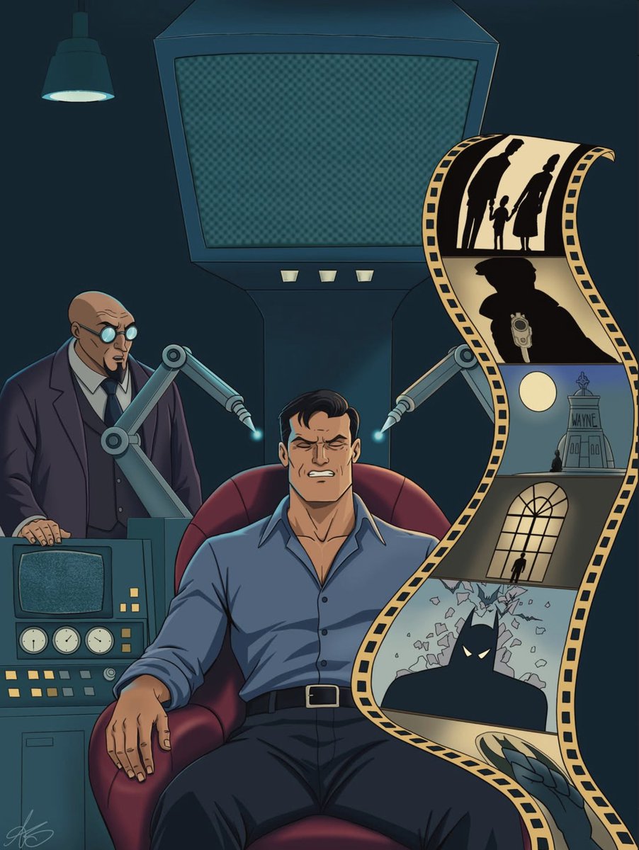 BatmanNotes's tweet photo. Hugo Strange &amp; Bruce Wayne
Art by Patrick Agostinho Santos https://t.co/032WIJ9d5G