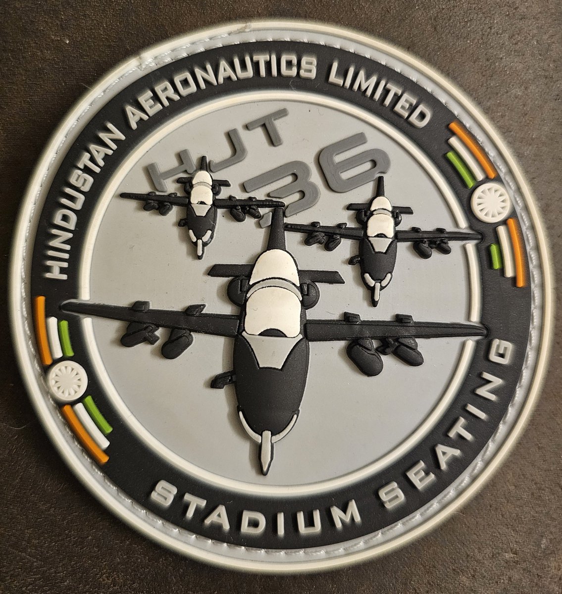 CheckSix_Bison's tweet photo. Many many thanks to @hvtiaf_  sir who very kindly gifted me this HJT36 flight patch he was wearing today :) 
Totally awesome of him. 
Thank you very much sir ! https://t.co/fzmtH1Znay
