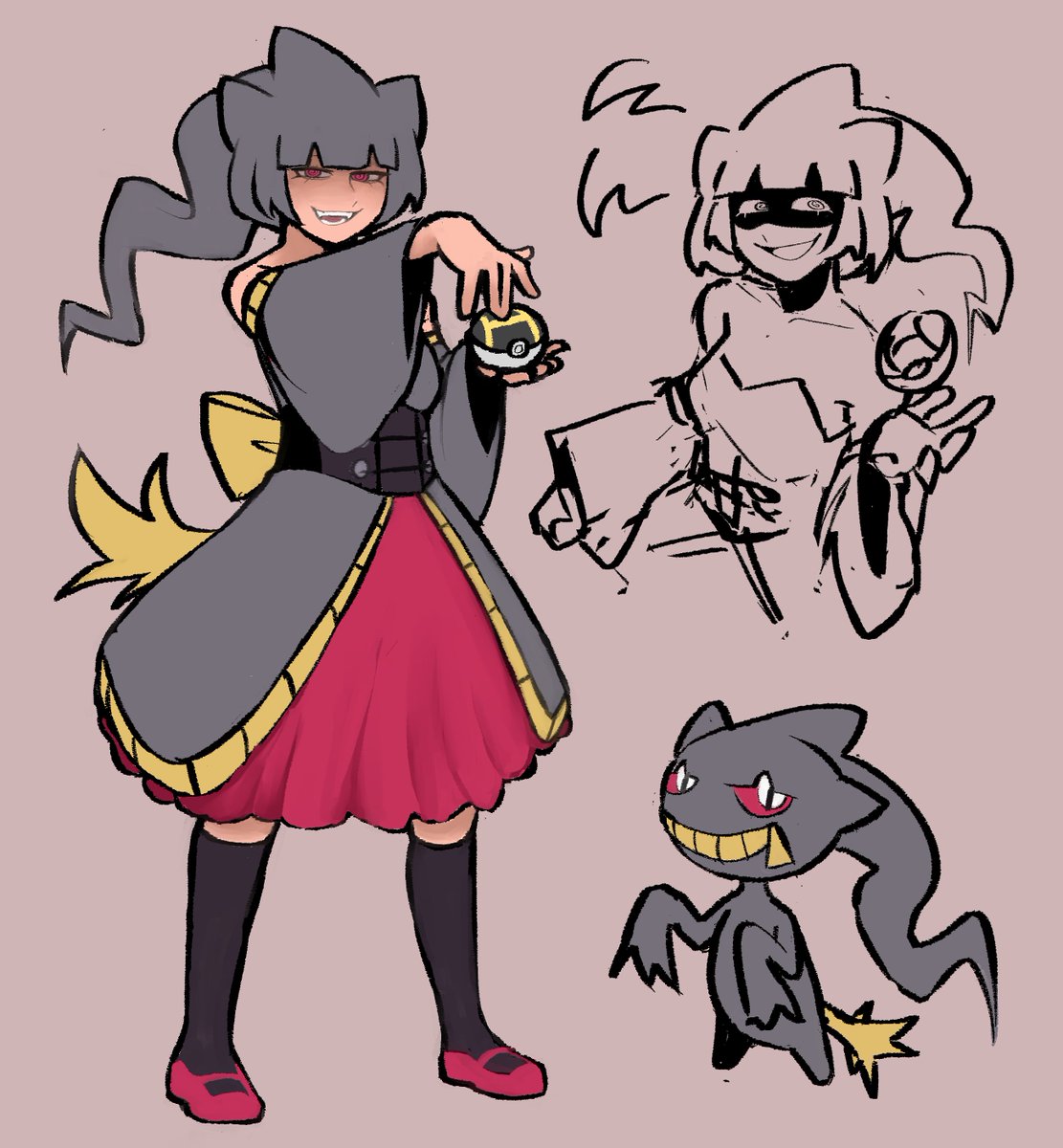 gampiyah's tweet photo. girl who really likes banette https://t.co/T80kLaZxtP