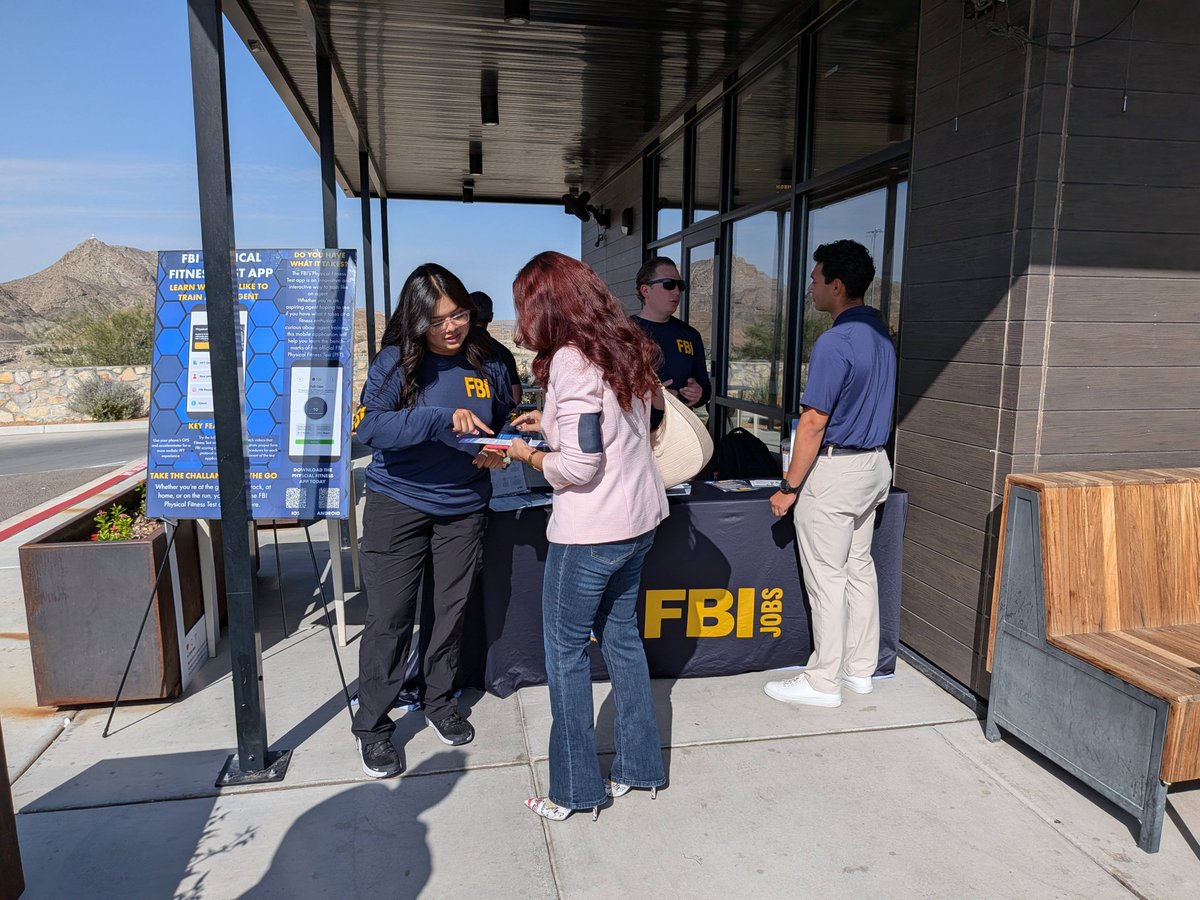 FBIElPaso's tweet photo. We are still here ... Stop by and visit.
We will be here till 10:30am! https://t.co/PsFy8w6kYF