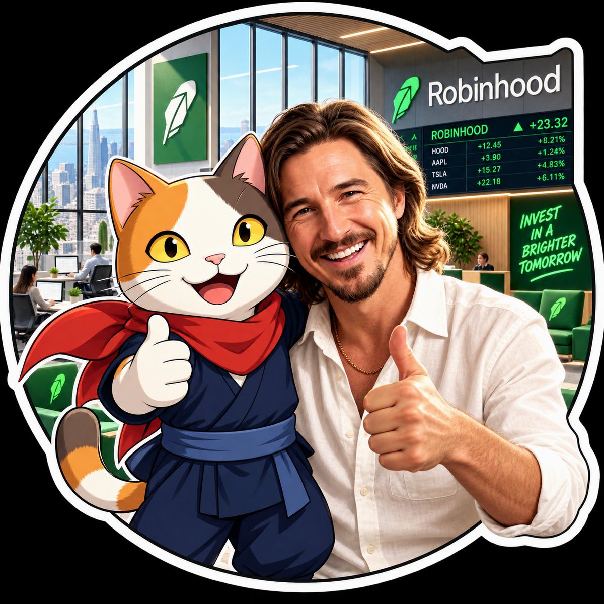 migueloteCW's tweet photo. @Psycho10x Search the Robinhood website and you'll find a gem. 
@LuckyonRH It's here to stay for a long time!! https://t.co/Nywua1XV7I