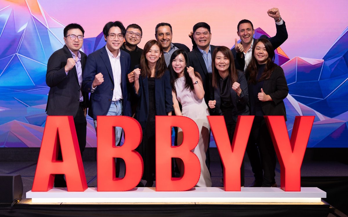 ABBYY_Software's tweet photo. Singapore, that’s a wrap!

ABBYY Ascend Singapore brought together AI leaders, technologists, customers, and partners for a day of conversations around one key theme: turning complexity into clarity, and AI potential into real-world results.

From #DocumentAI and agentic automation and safe, scalable AI, we enjoyed the exchange of ideas, insights, and connections.  

Thanks to everyone who joined us! 🙌

Want to keep exploring what’s possible with ABBYY’s purpose-built AI solutions? Share a bit about your project: https://t.co/dhLHBTUB2E  

#DocumentAI #ProcessIntelligence #EnterpriseAI #GenerativeAI
