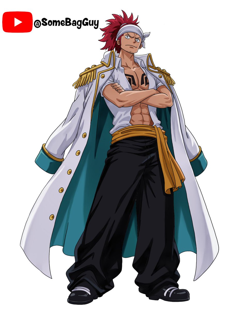someguy944's tweet photo. Bleach Shinigami and One Piece marines, Renji as the zoan devil fruit use of ape ape fruit model nue, mythical zoan type. 

if you missed the video check it out on my youtube https://t.co/E2GK5JTy3D