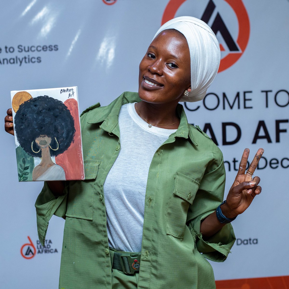 DataLead_Africa's tweet photo. They came with creativity, we gave them the canvas. 

And the results? Pure creativity! 
Swipe through and see the colours, smiles, and masterpieces that made the day one to remember. 

#DataLeadAfrica #SipAndPaint #CreativeVibes #MomentsThatMatter https://t.co/Xau7W8ivtb