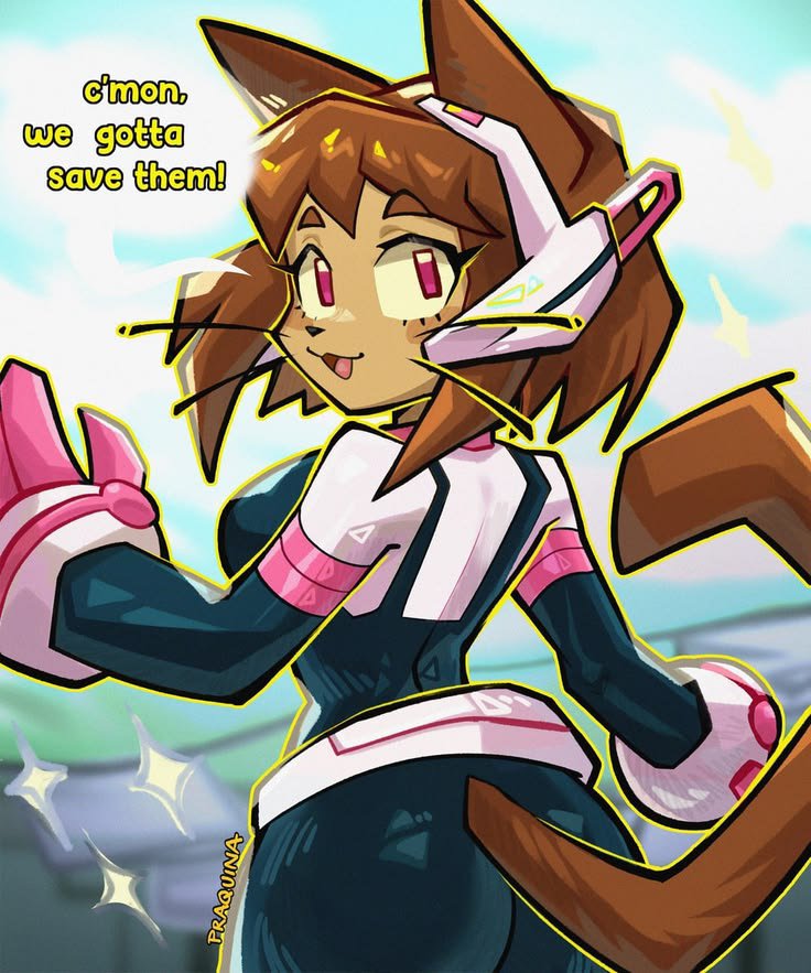 KitInChaos's tweet photo. Ready for rescue duty with extra paws-itivity 🐾💖..... 
Artby @Fraquina
#Kitbodega #GamoverseKitFanArt #Gamoverse https://t.co/Elpe6UtOTH
