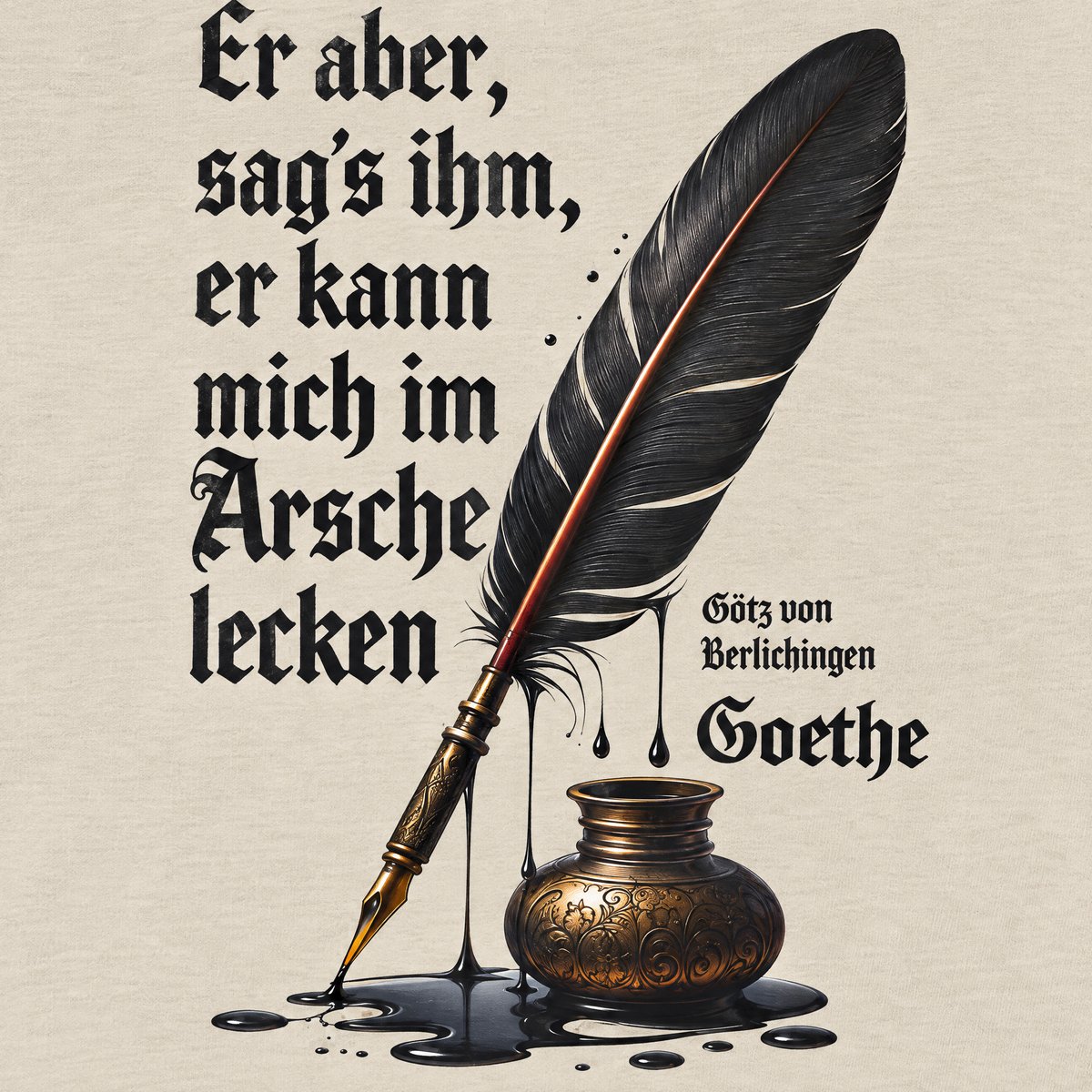 MegakiTestkanal's tweet photo. Sag's mit Goethe für nur 24,90€