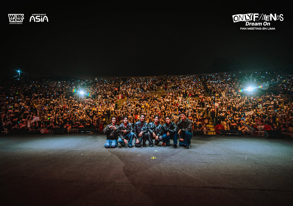 WorkShowsPE's tweet photo. LIMA, ESTO FUE GRACIAS A USTEDES. 🇵🇪🥹
Un escenario, seis increíbles artistas y un fandom peruano que cantó, gritó y celebró cada segundo. 💙✨

#OLFDreamOnAmericasTour #OnlyFriendsDreamOnenLima #WorkShows #WorkShowsAsia https://t.co/OAQny9QxgS