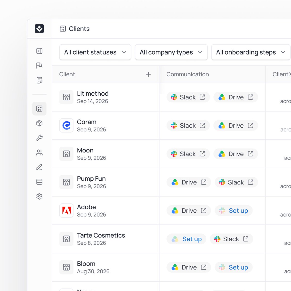 arxnzeka's tweet photo. Clean work in progress of an internal client management portal. https://t.co/eWNbNr69QF